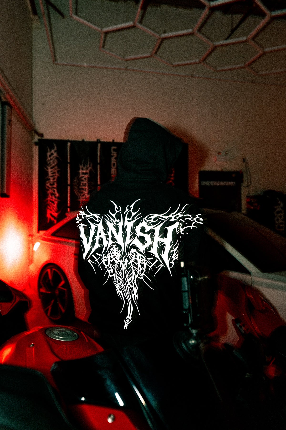 REFLECTIVE "VANISH" HOODIE